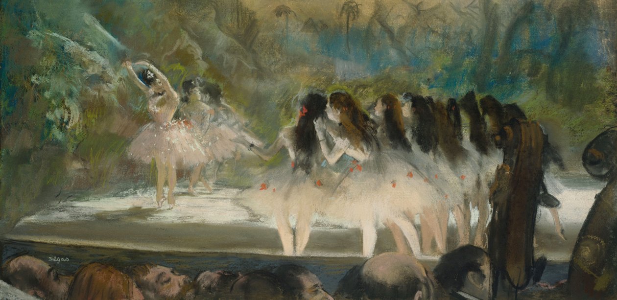 Balet v pařížské opeře od Edgar Degas