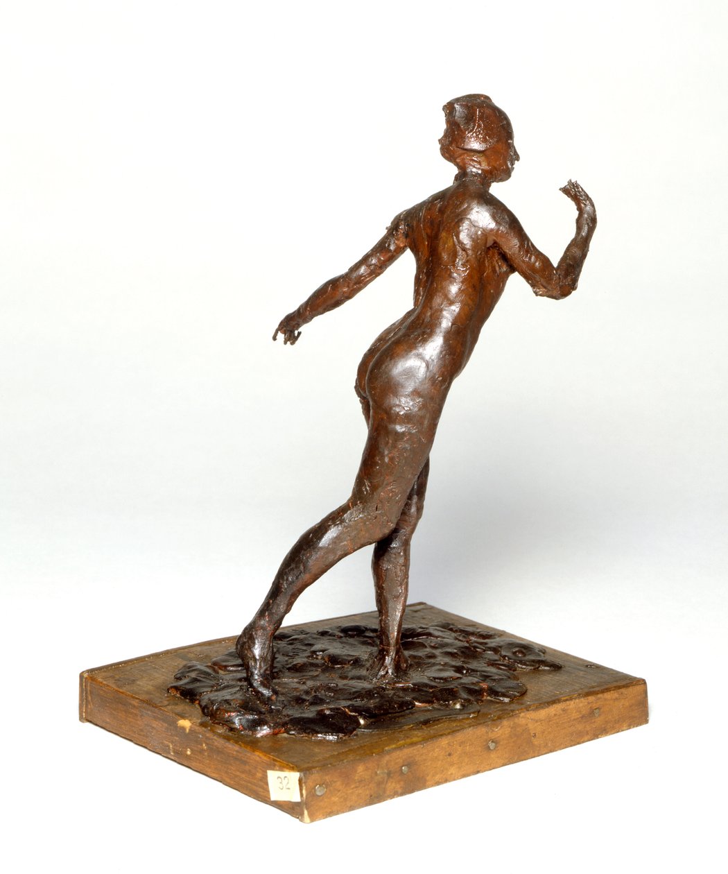 Dancer Bwing, cca 1895 (červený vosk) od Edgar Degas