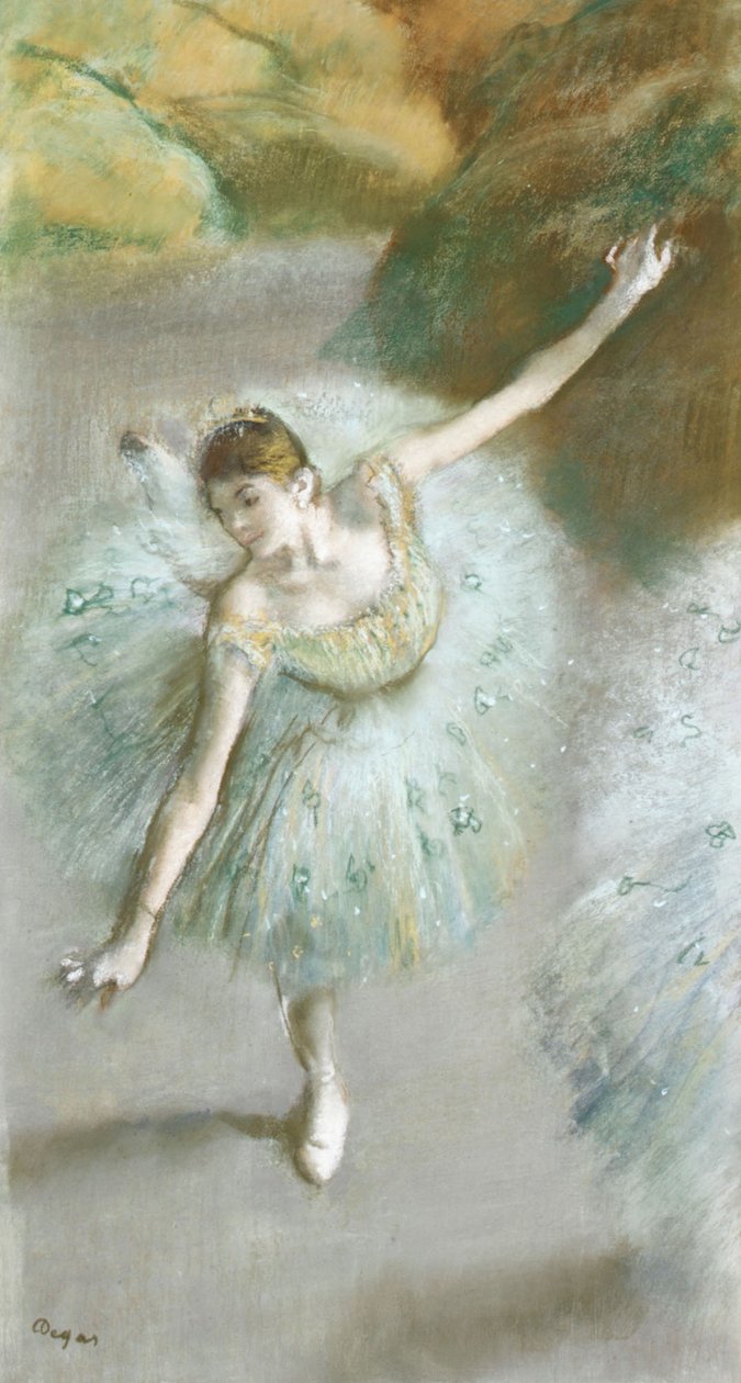 Tanečnice v zeleném, kolem roku 1883 od Edgar Degas