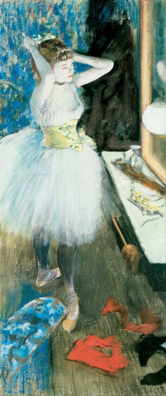 Tanečnice v její šatně od Edgar Degas