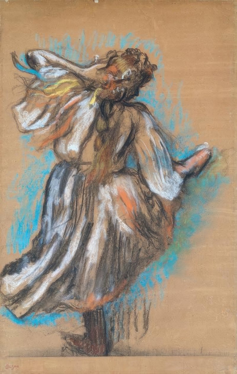 Ruská tanečnice od Edgar Degas