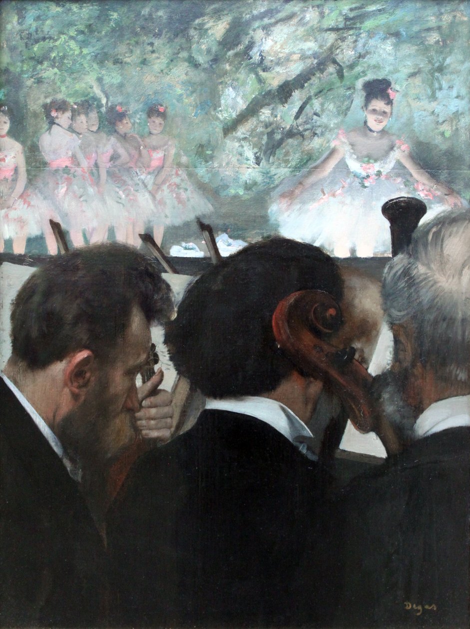 Hudebníci orchestru od Edgar Degas