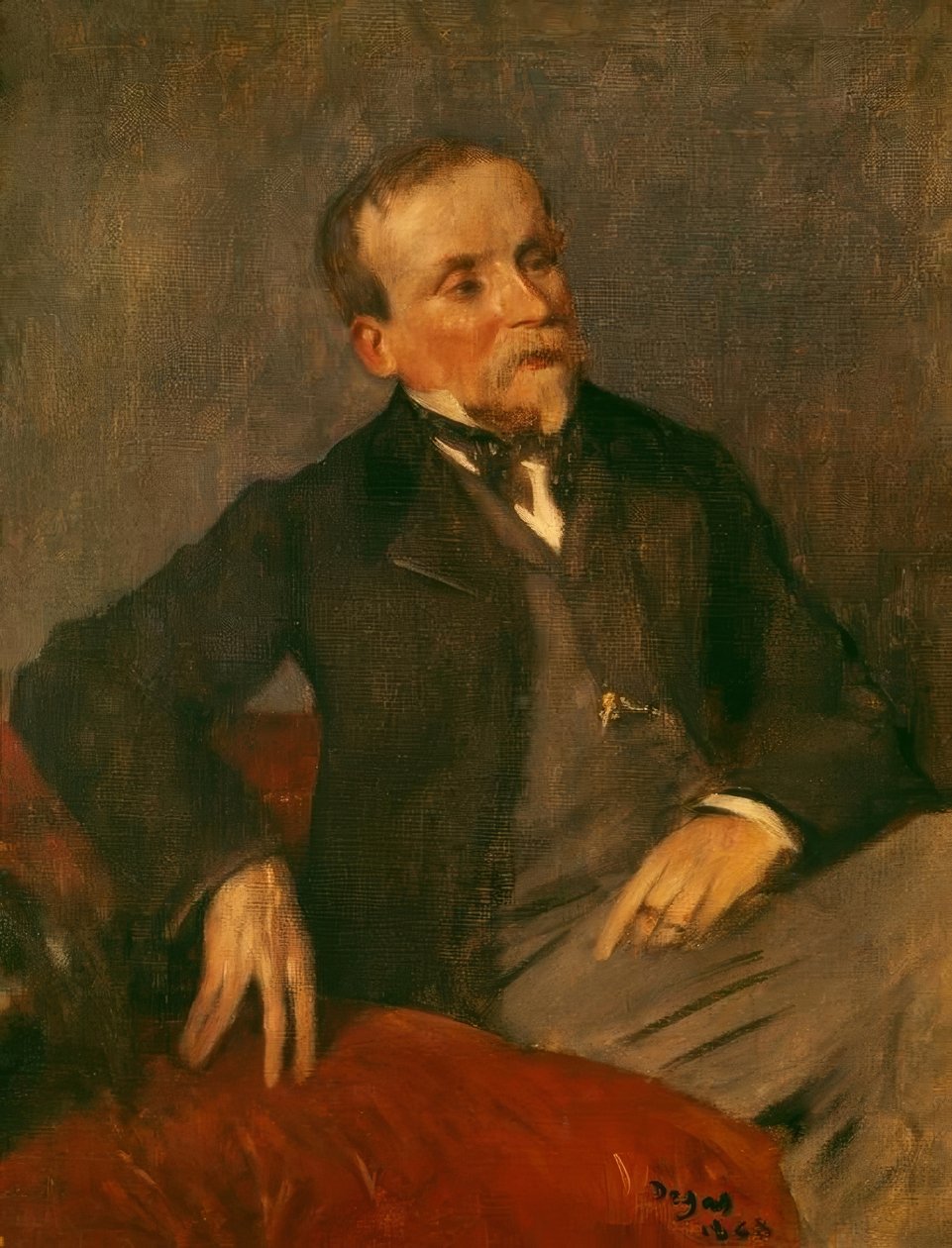 Evariste de Valernes (1816-1897), malíř a přítel umělce od Edgar Degas