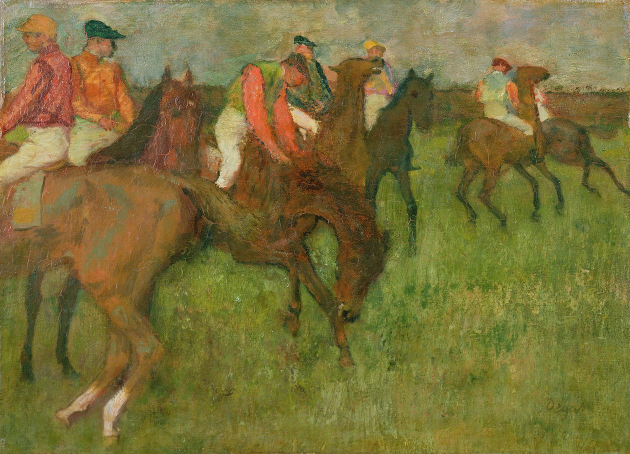 Žokejové, 1886-90 od Edgar Degas