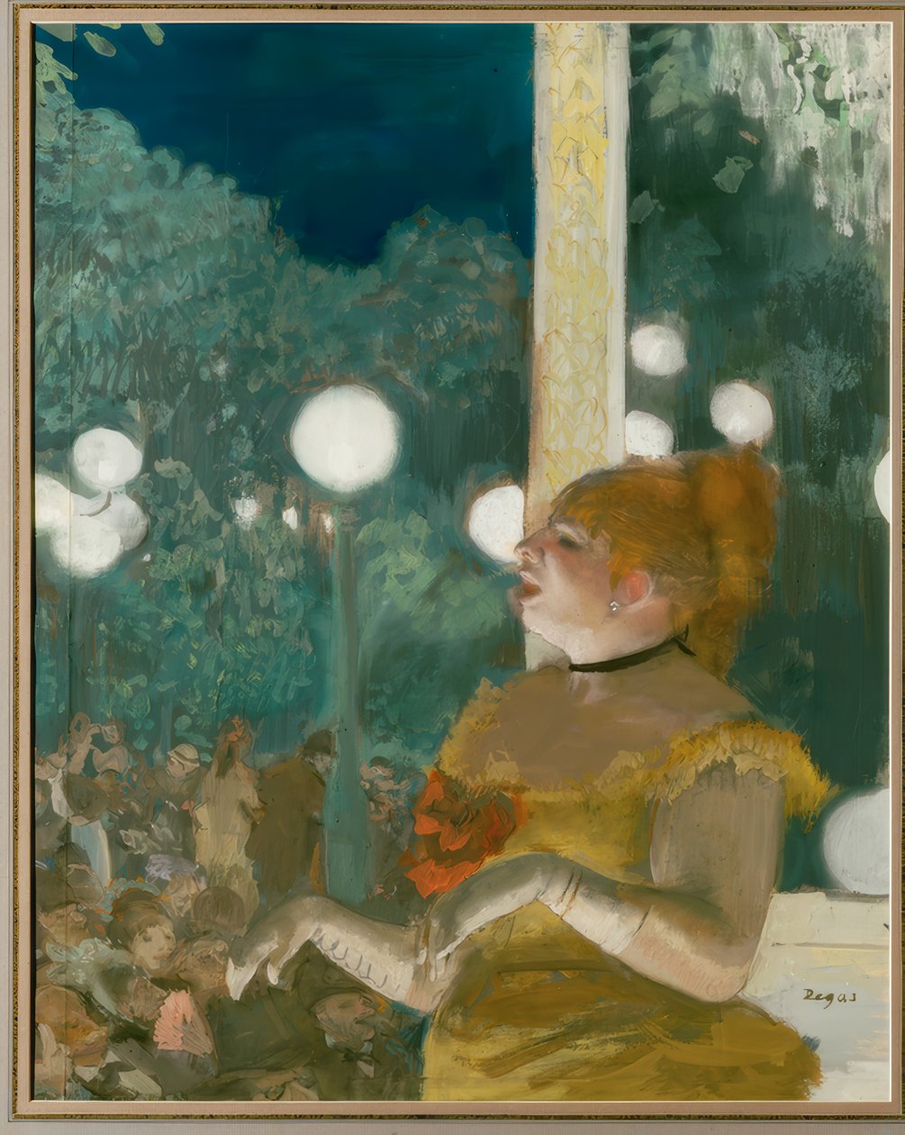 Psí píseň od Edgar Degas