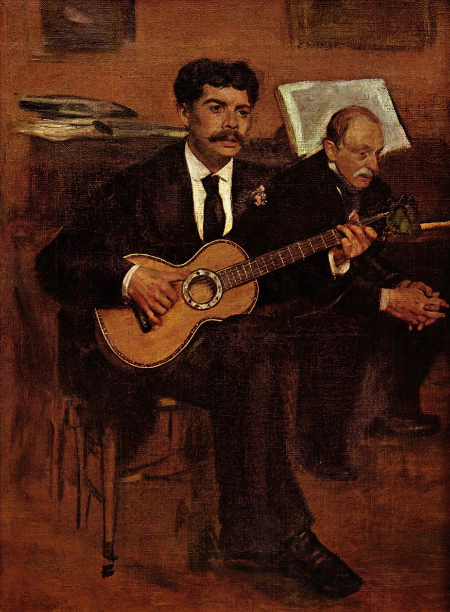 Lorenzo Pagans a Auguste de Gas od Edgar Degas