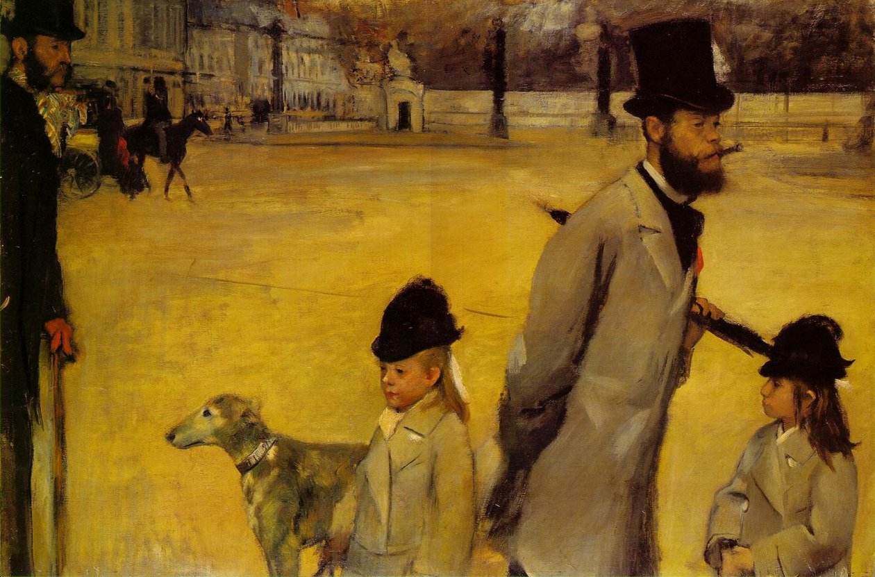 Place de la Concorde od Edgar Degas