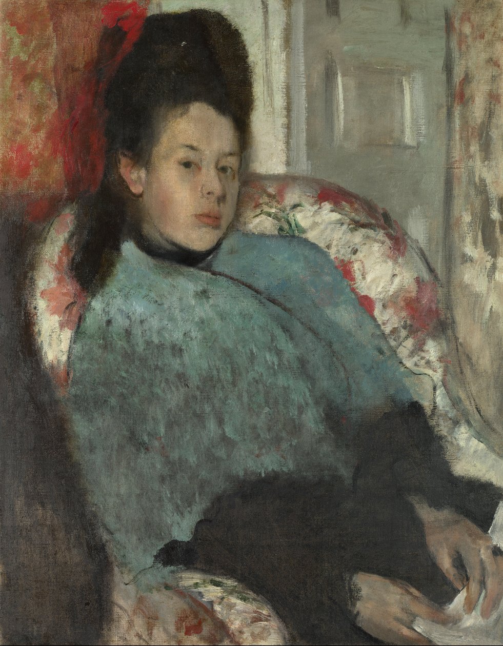 Portrét Eleny Carafy od Edgar Degas