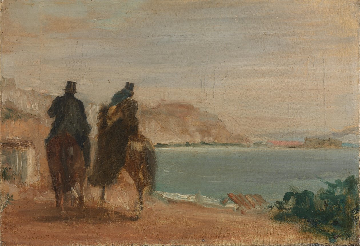 Promenáda u moře od Edgar Degas