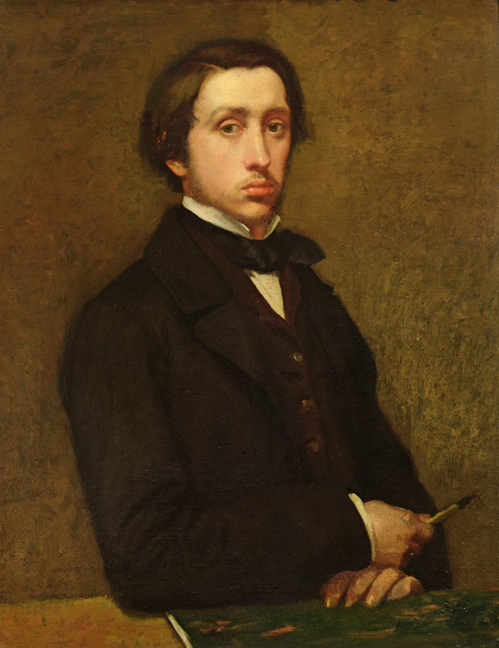 Autoportrét, 1855 od Edgar Degas