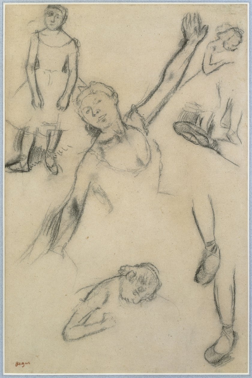 Studium tanečníků od Edgar Degas
