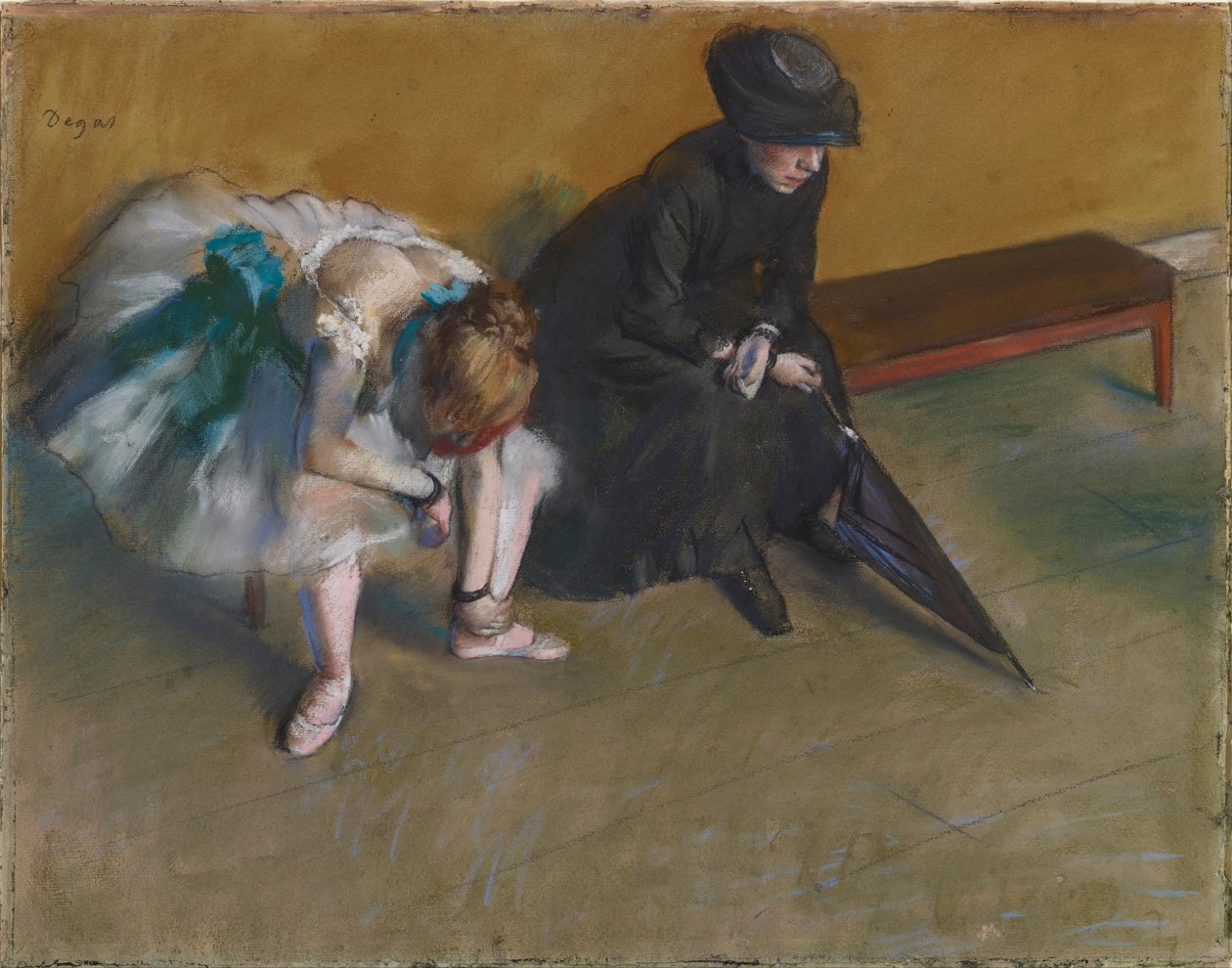 Čekání od Edgar Degas