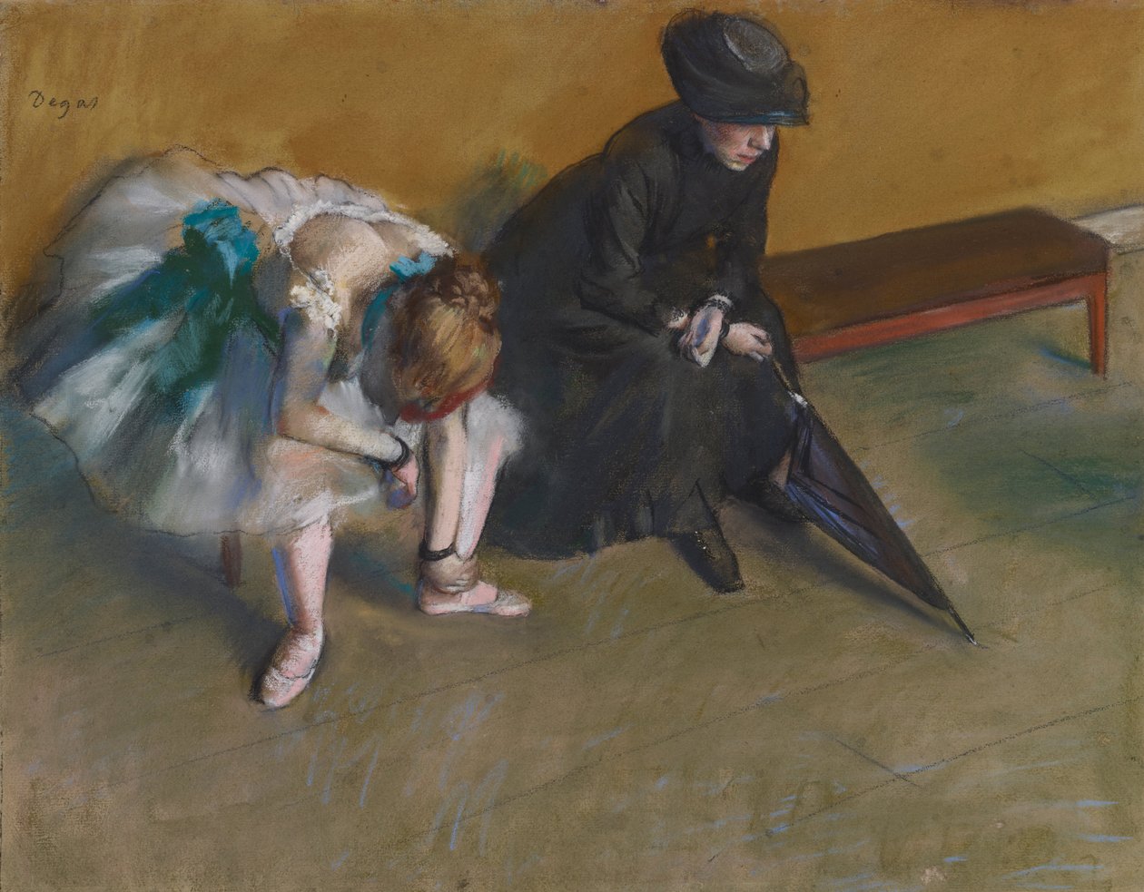 Čekání od Edgar Degas