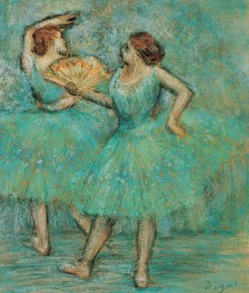 Dva tanečníci od Edgar Degas