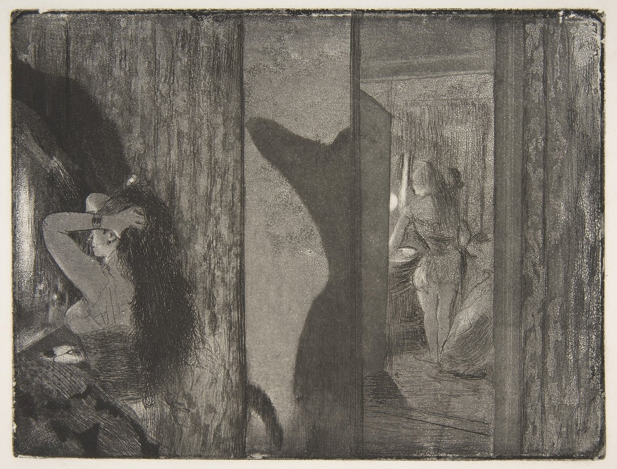 Herečky v jejich šatnách, 1879-80. od Edgar Degas