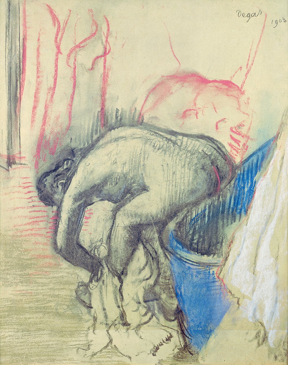Po koupeli od Edgar Degas