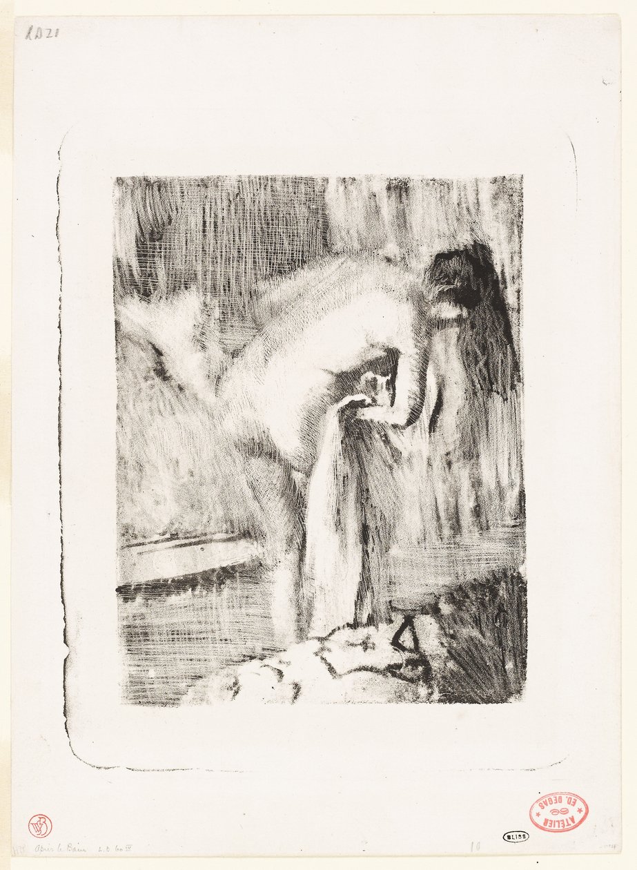 Po koupeli II od Edgar Degas