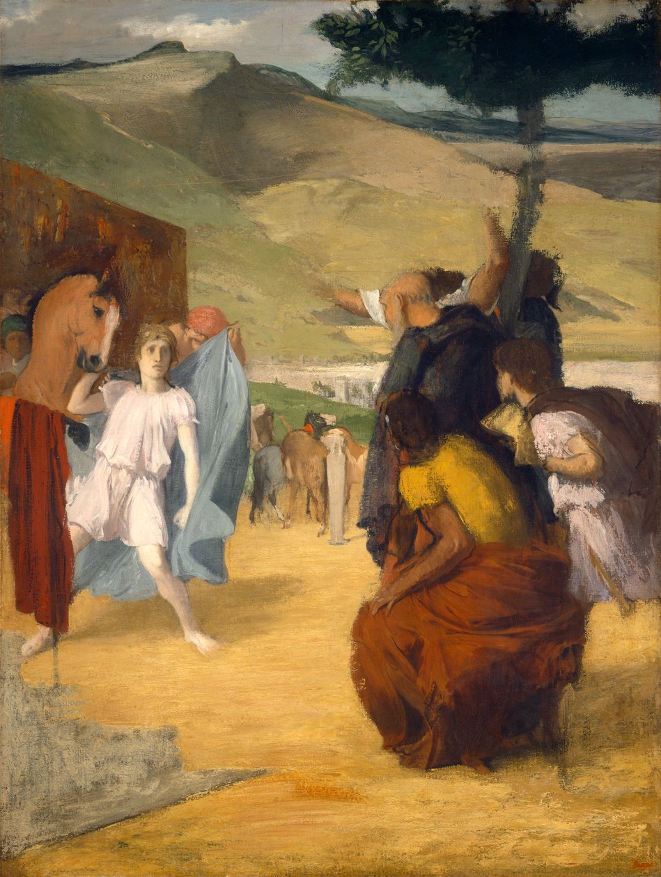 Alexander a Bucephalus, 1861-2 od Edgar Degas