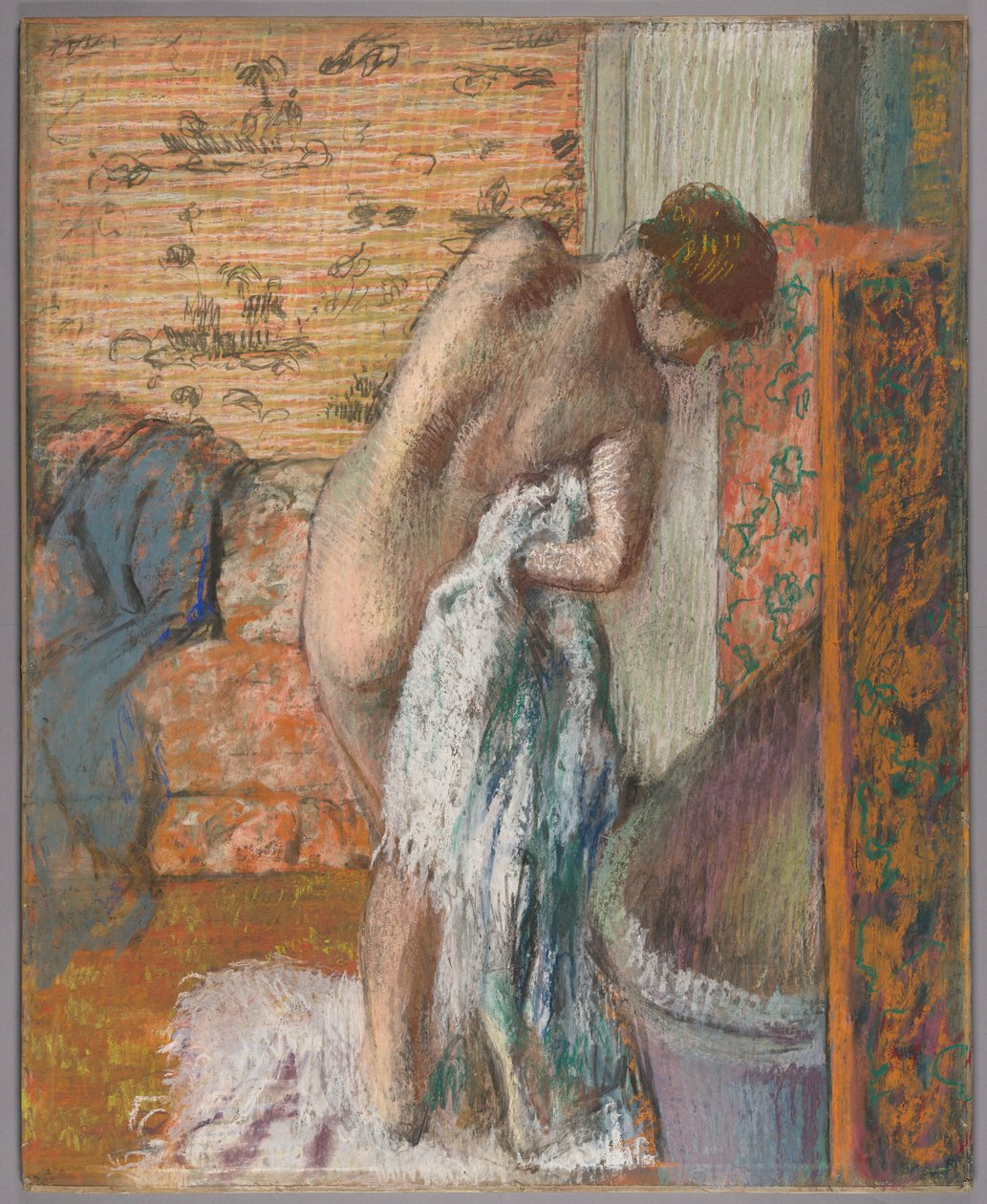 Po koupeli (Žena po ručníku) od Edgar Degas