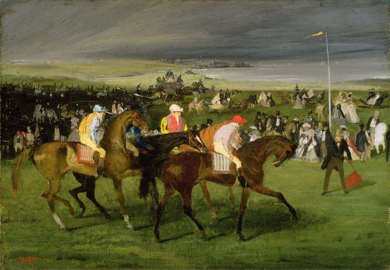 At the Races: The Start, c.1860-62 od Edgar Degas
