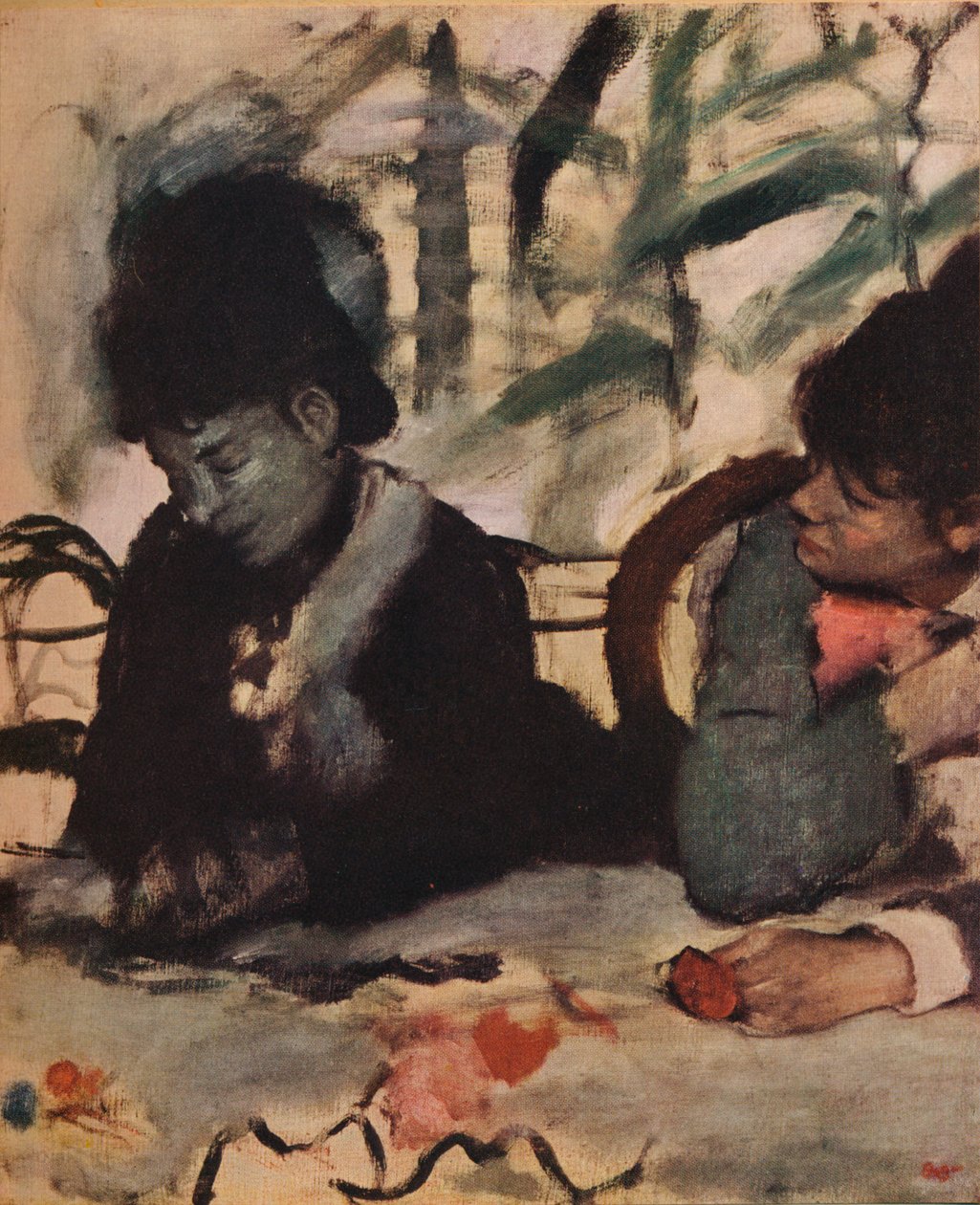 Kavárna Au, c1875 od Edgar Degas