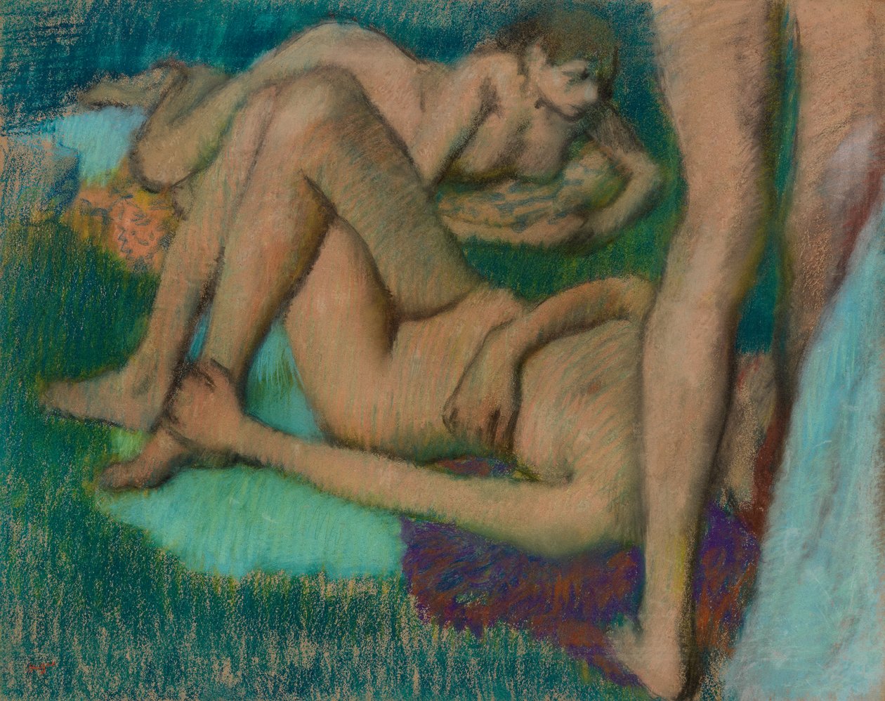 Koupající se od Edgar Degas