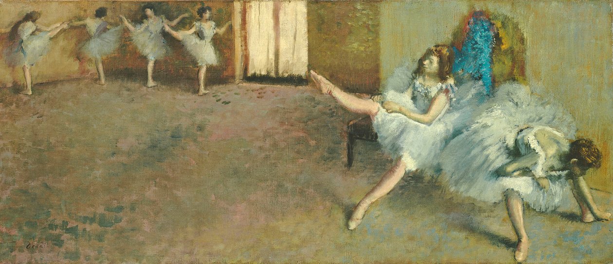Před baletem od Edgar Degas