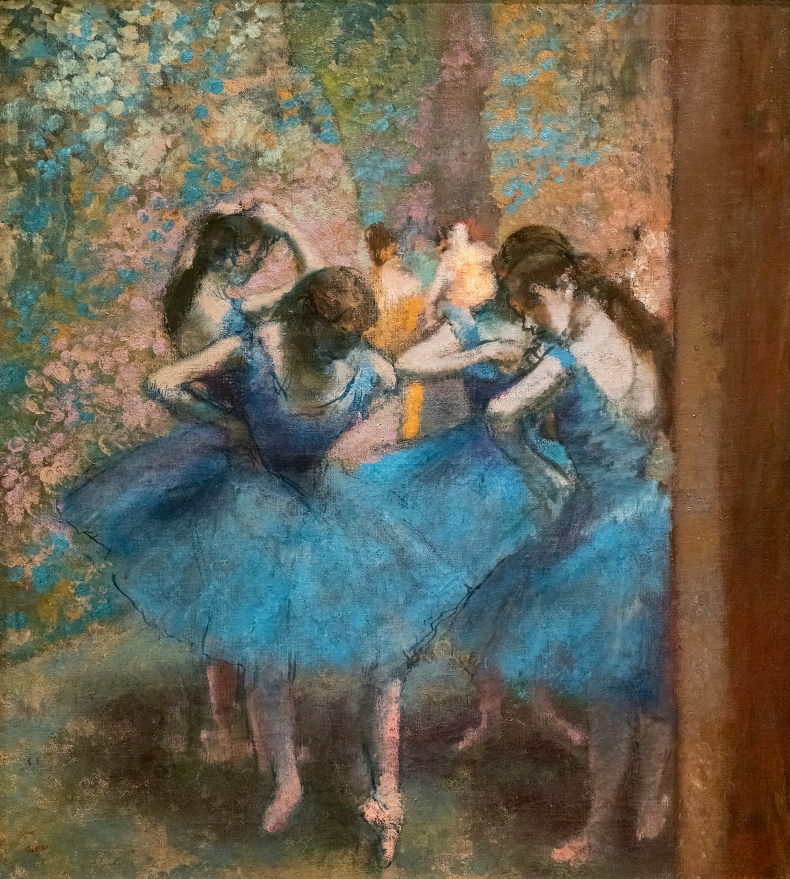Modré tanečnice. Kolem 1893-96. Olej na plátně. od Edgar Degas