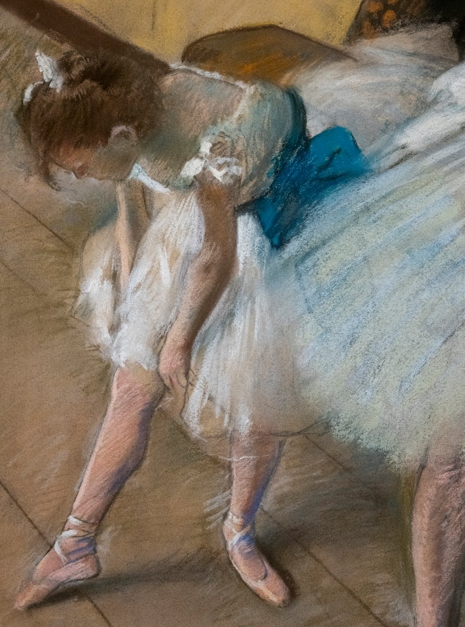 Taneční zkouška (detail). 1880. Pastel na papíře. od Edgar Degas