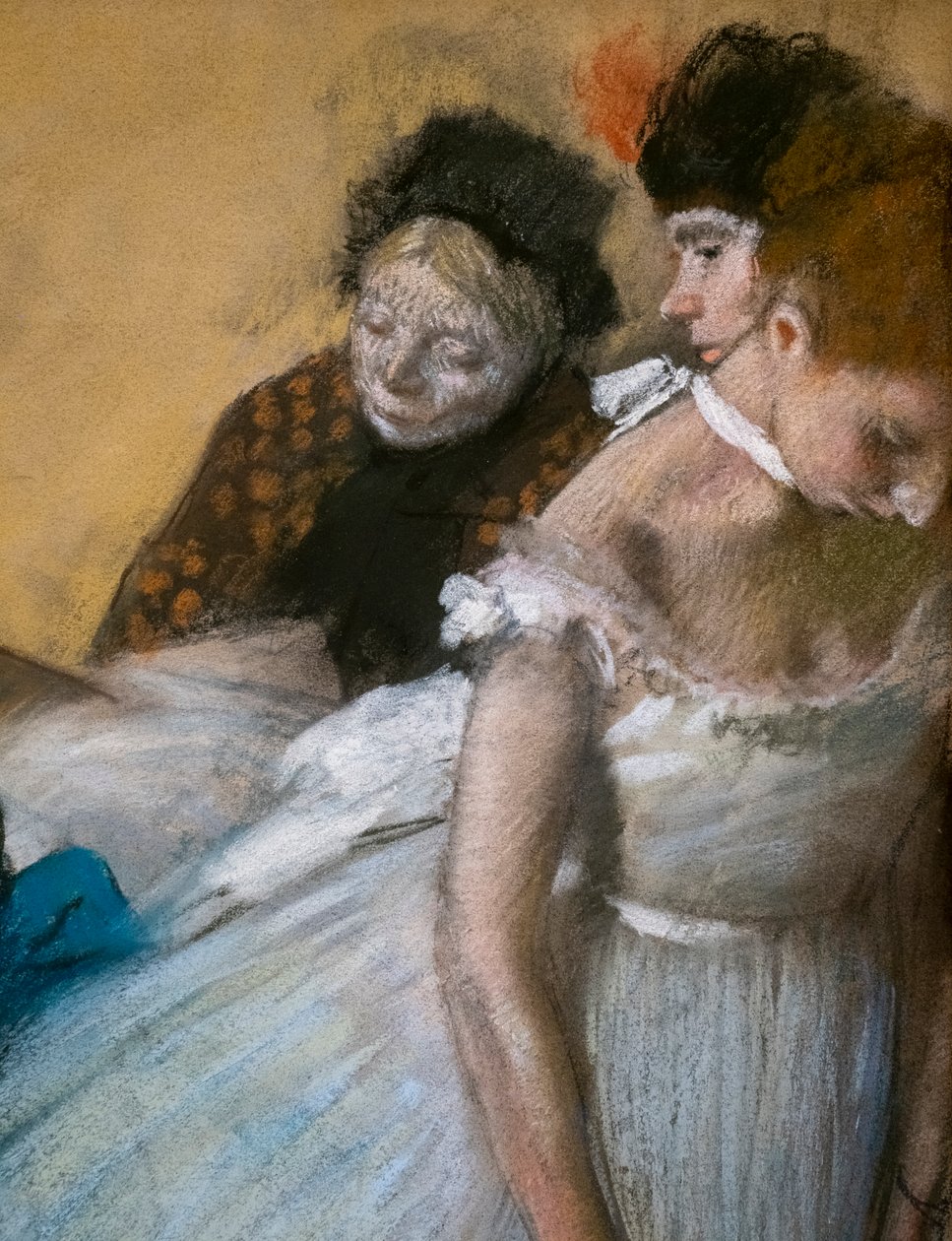 Taneční zkouška (detail). 1880. Pastel na papíře. od Edgar Degas