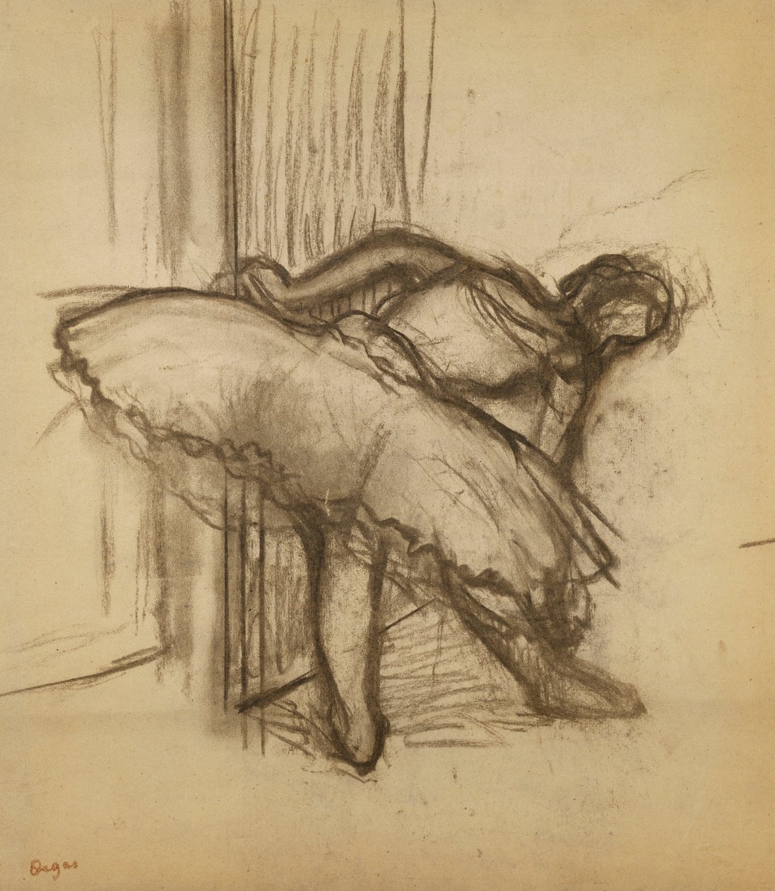 tančit; Tanečník, od Edgar Degas