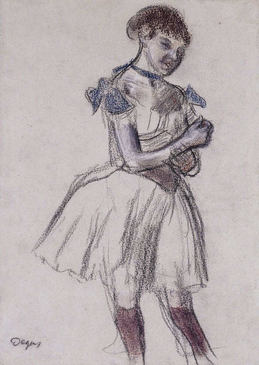 tančit; Tanečník, kolem roku 1880 od Edgar Degas