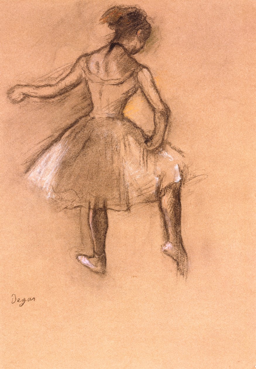 Tanečník, kolem roku 1880 od Edgar Degas