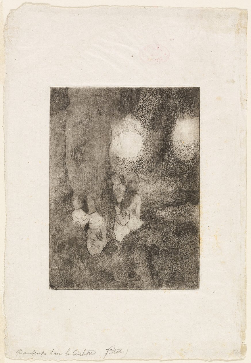 Tanečníci v křídlech od Edgar Degas