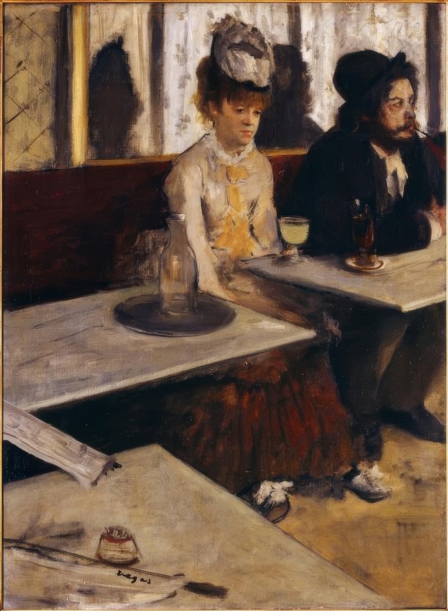 V kavárně, nebo Absint od Edgar Degas