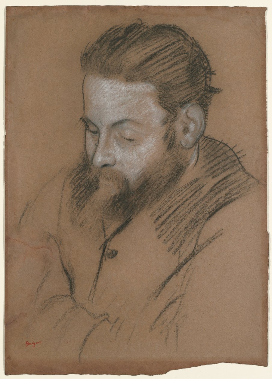 Diego Martelli, 1879. od Edgar Degas