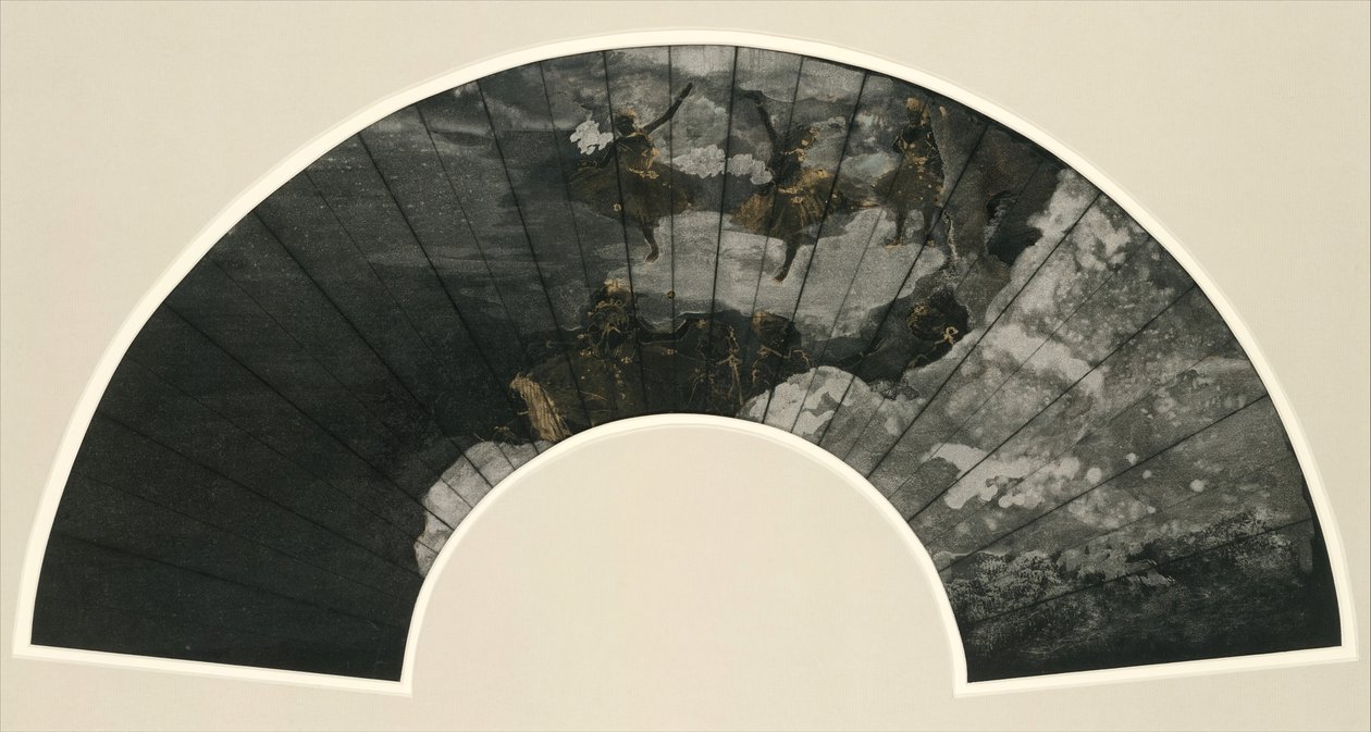 Fan Mount: The Ballet, 1879. od Edgar Degas