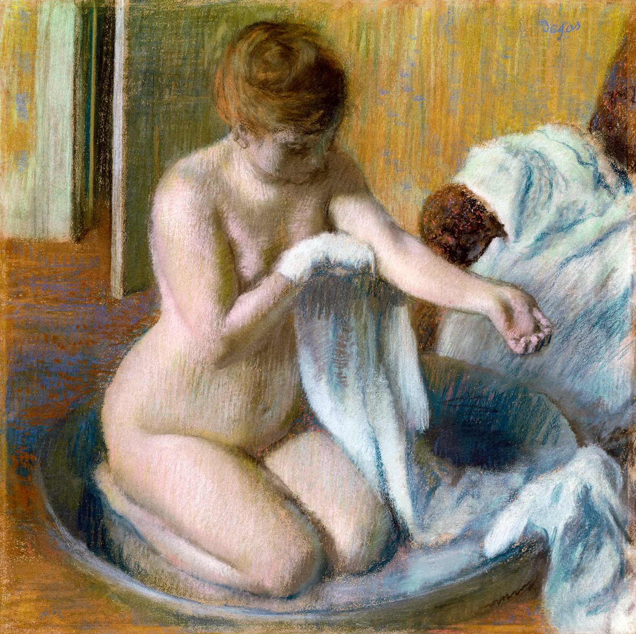 Žena ve vaně, ca. 1883 od Edgar Degas