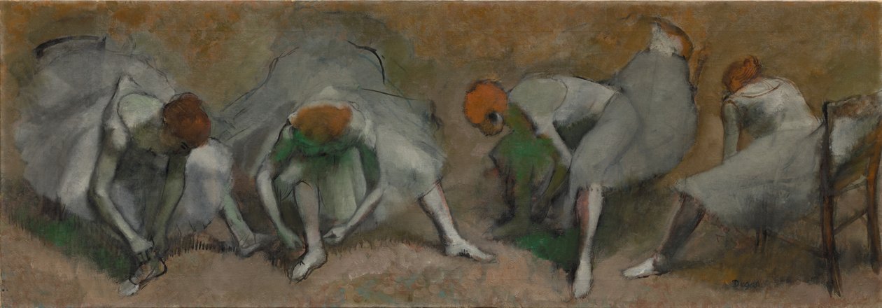Frieze of Dancers, c. 1895. od Edgar Degas