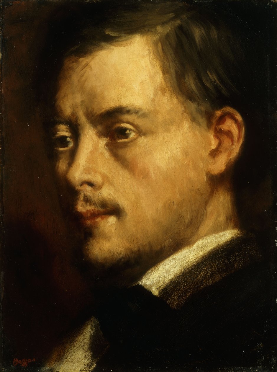 Hlava muže; Hlava muže, kolem roku 1864 od Edgar Degas
