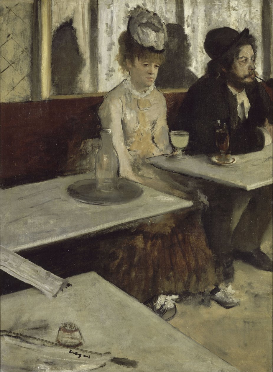 V kavárně Absinthe, 1873 od Edgar Degas