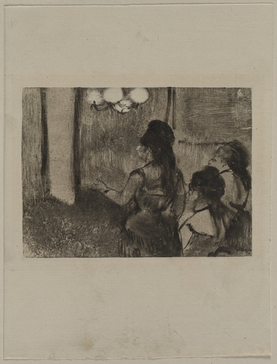 V salonu, c. 80. léta 19. století. od Edgar Degas