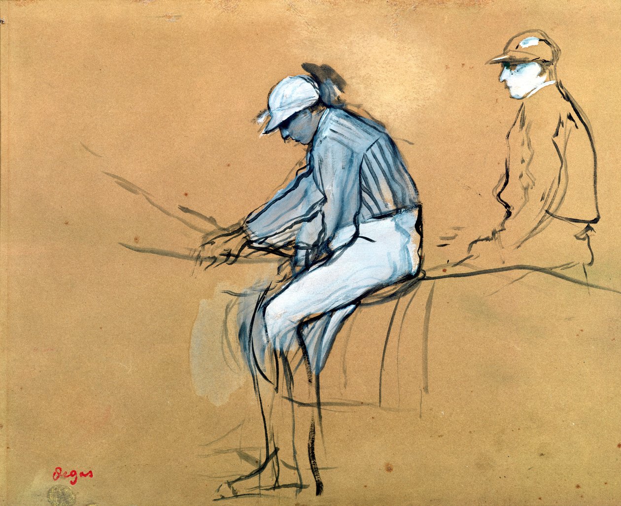 žokejové od Edgar Degas