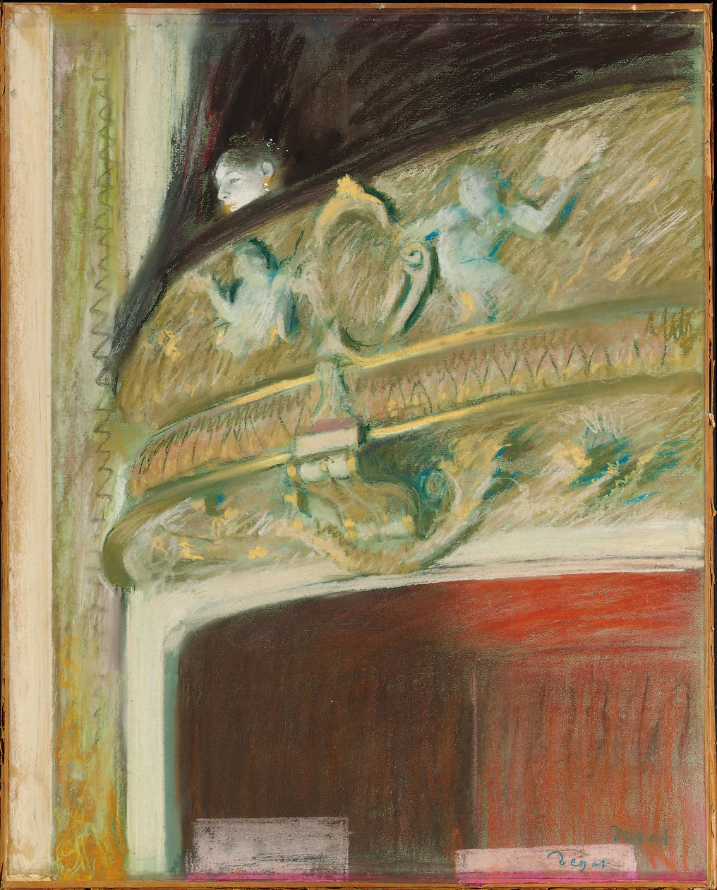 The Lodge, 1880 od Edgar Degas