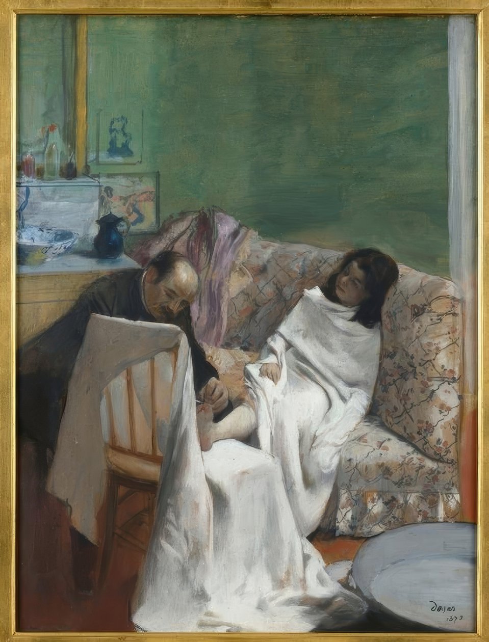 Pedikúra od Edgar Degas