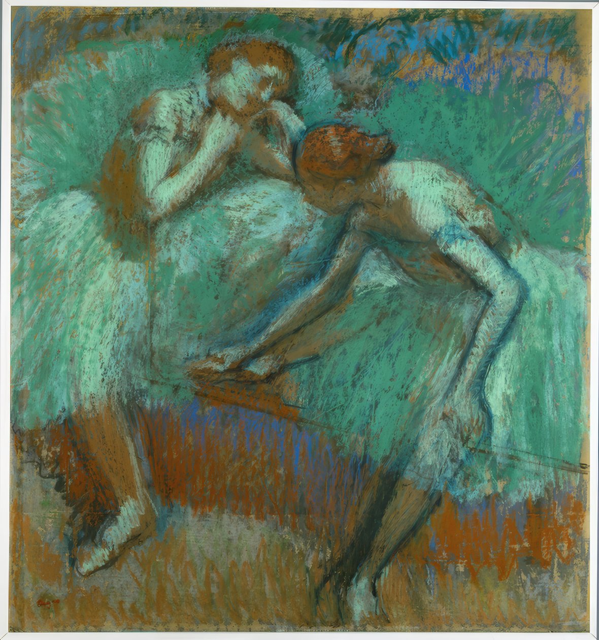 Velké zelené tanečnice od Edgar Degas