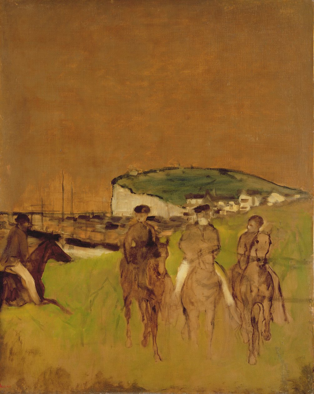 Ranní jízda, kolem roku 1866 od Edgar Degas
