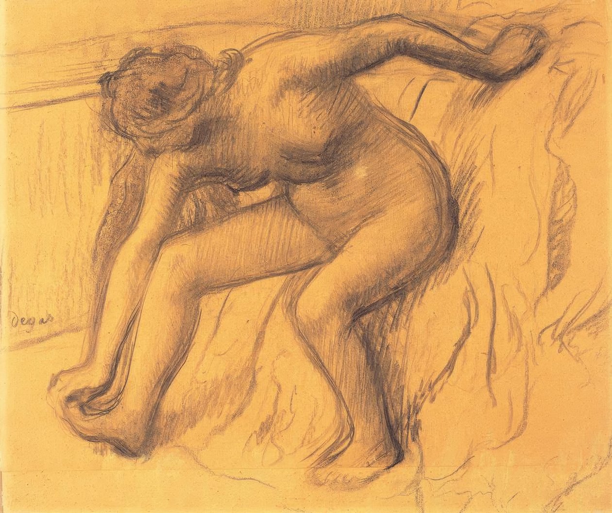 Po koupeli od Edgar Degas