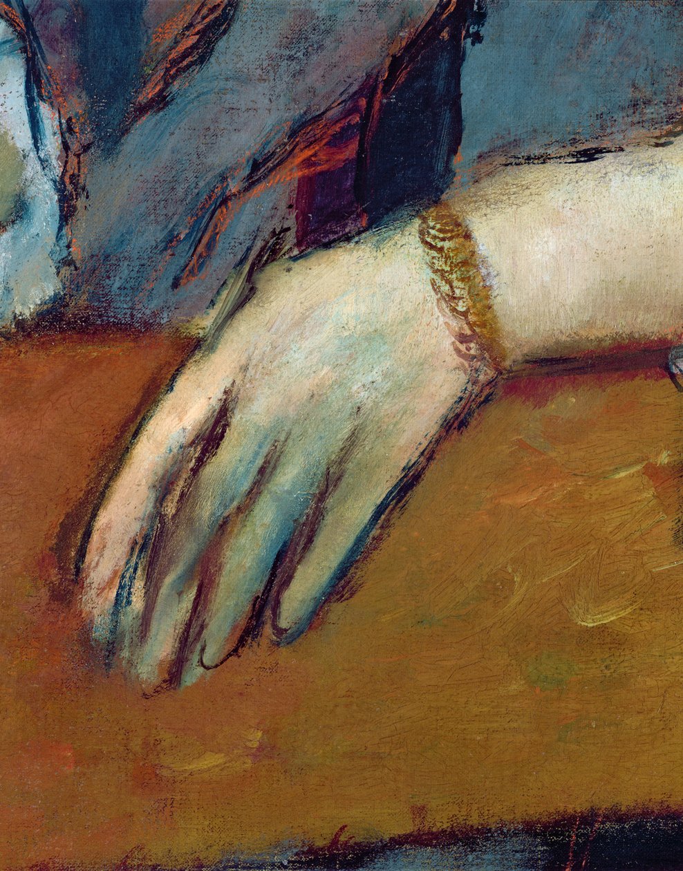 Portrét Helene Rouart (1886) (detail) od Edgar Degas