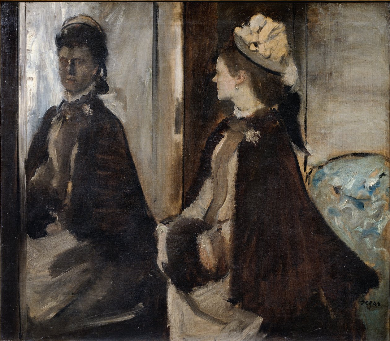 Portrét Madame Jeantaud od Edgar Degas